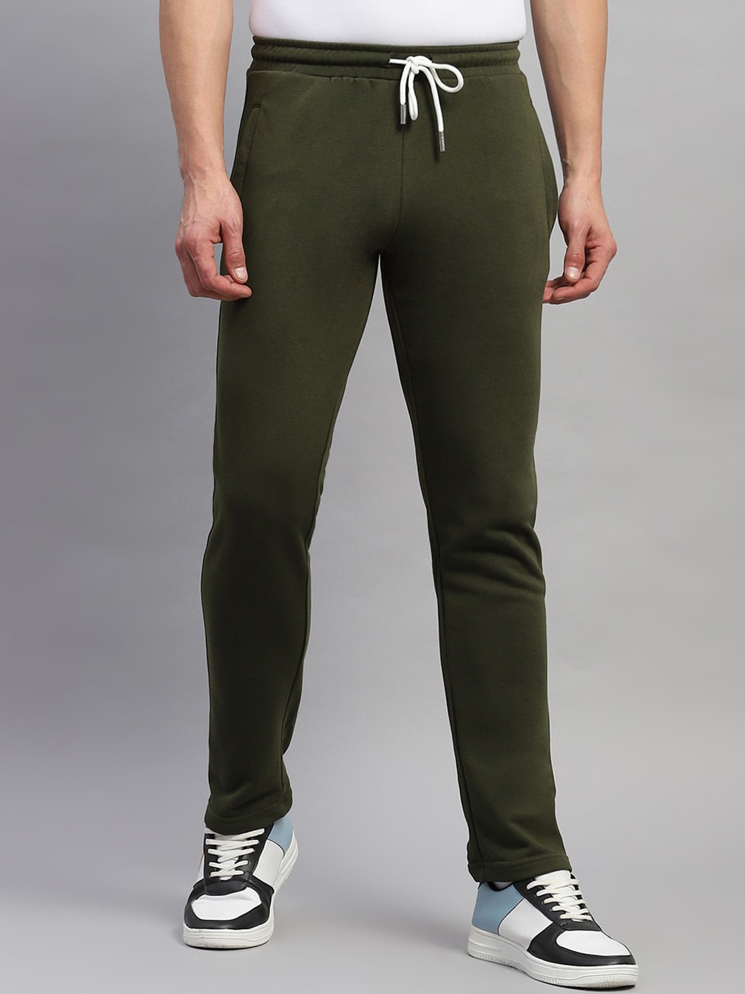 

rock.it Men Summer Mid Rise Track Pants, Olive