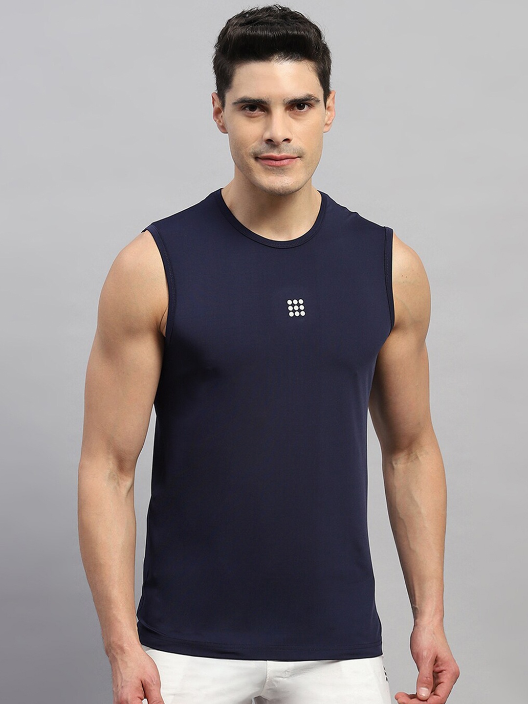 

rock.it Summar Round Neck Cotton T-Shirt, Navy blue