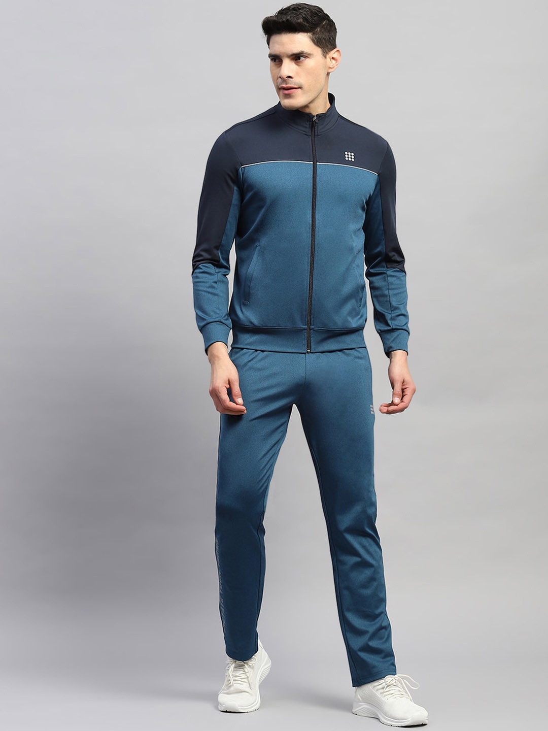 

rock.it Mock Collar Jacket With Track Pant, Teal