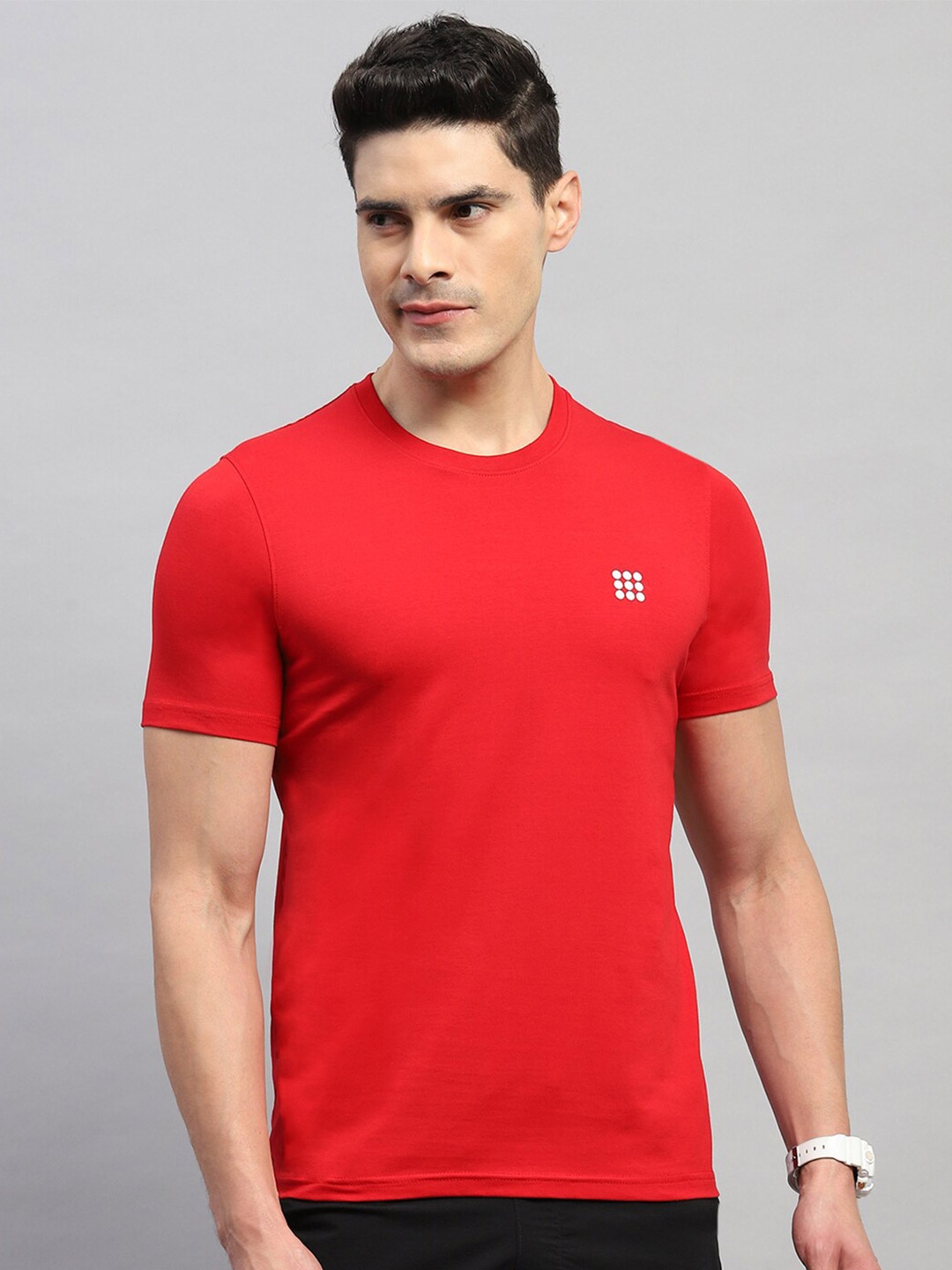 

rock.it Summar Round Neck Cotton T-Shirt, Red