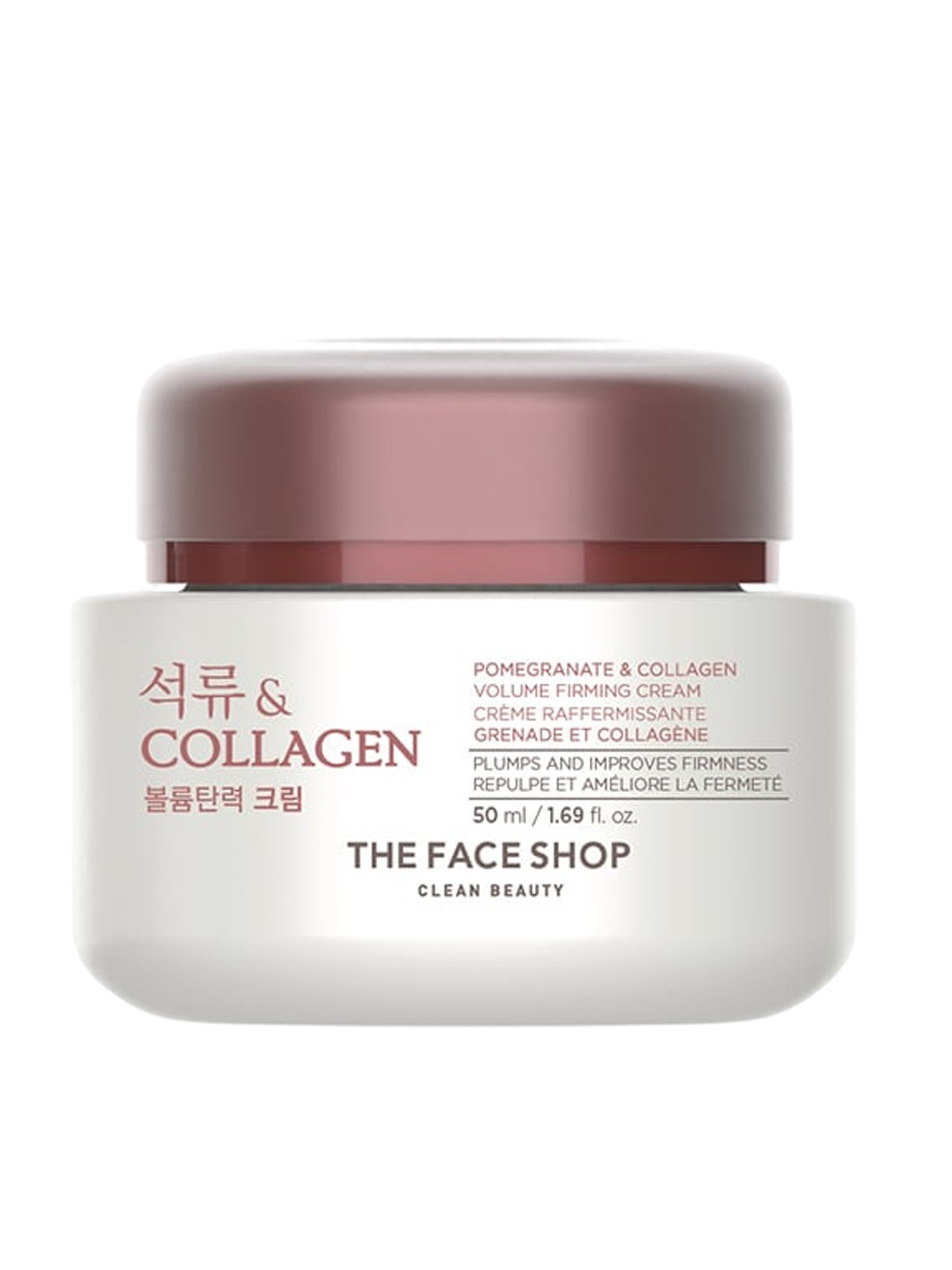 

The Face Shop Clean Beauty Pomegranate & Collagen Volume Lifting Cream - 50ml, White