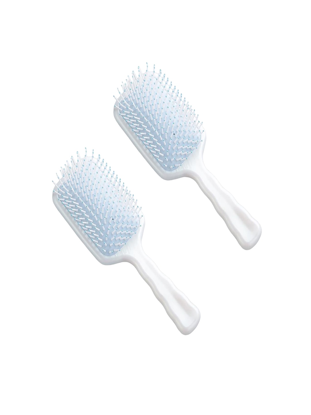 

Kuber Industries Set Of 2 Hair Brush With Paddle, Blue