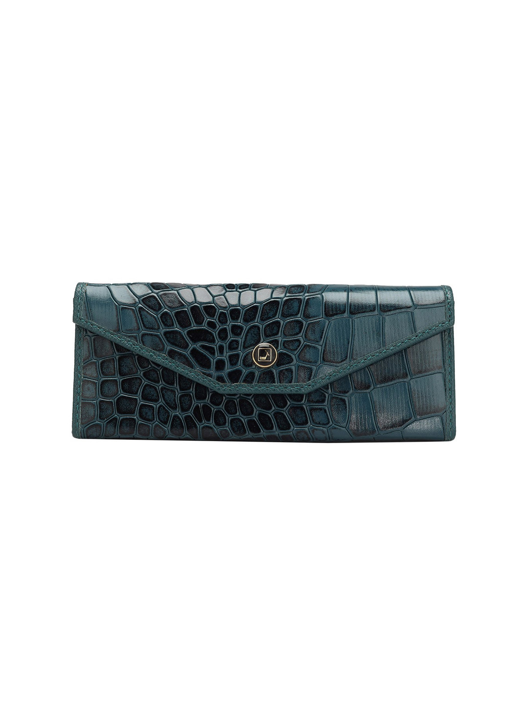 

Da Milano Textured Leather Sunglasses Case, Blue