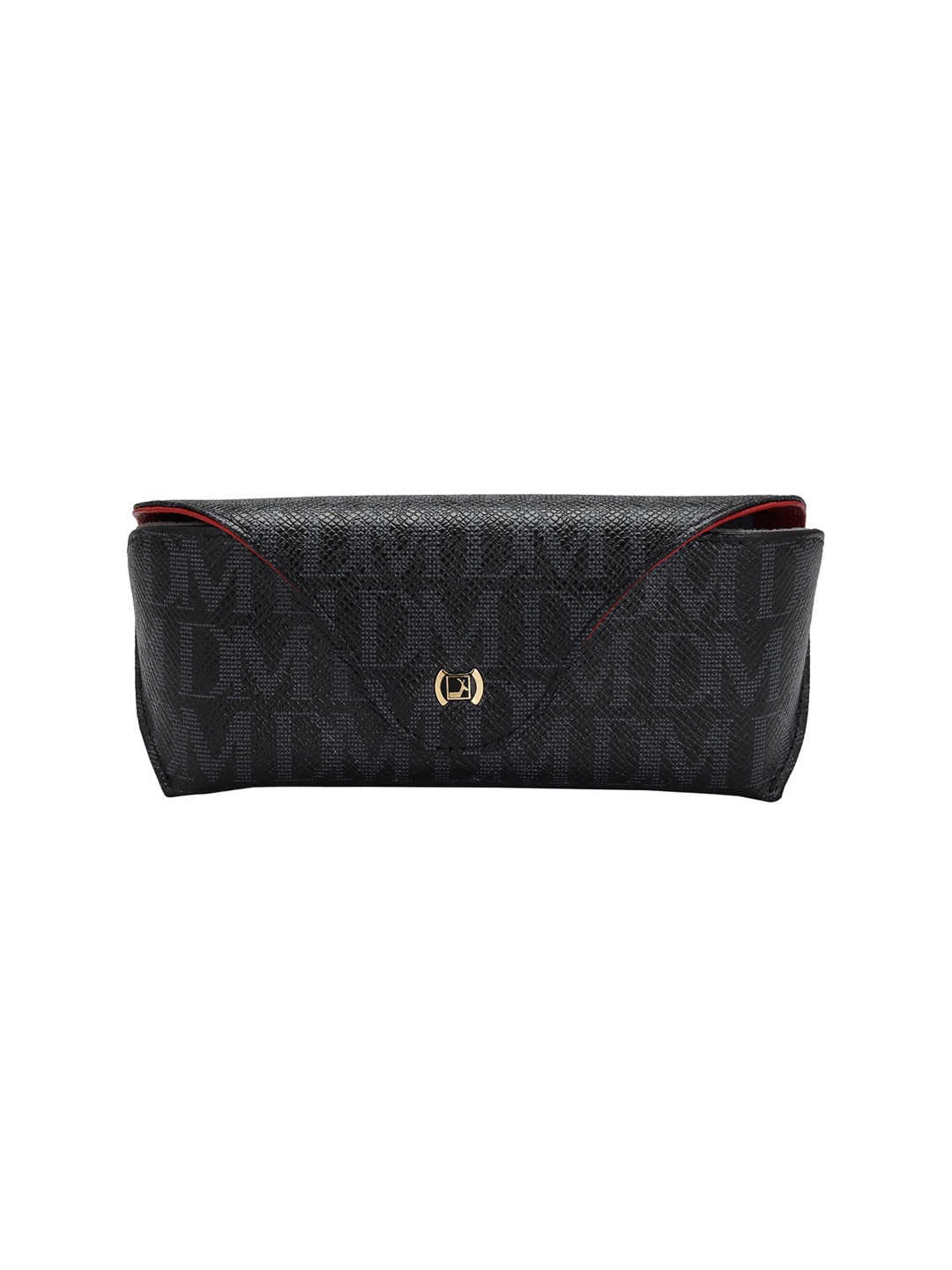 

Da Milano Textured Genuine Leather Sunglasses Case, Black