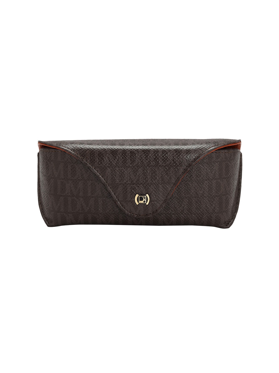 

Da Milano Textured Leather Sunglasses Case, Brown