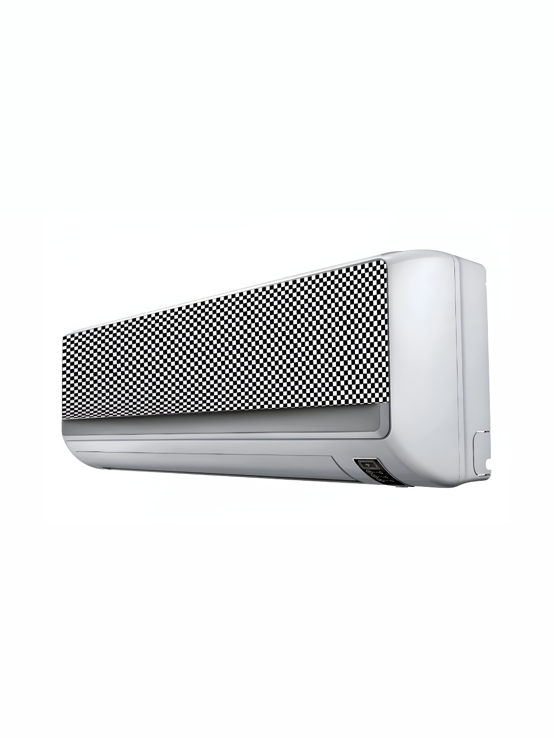 

Wallpics Black & White Geometric Printed Waterproof Air-Conditioner Sticker