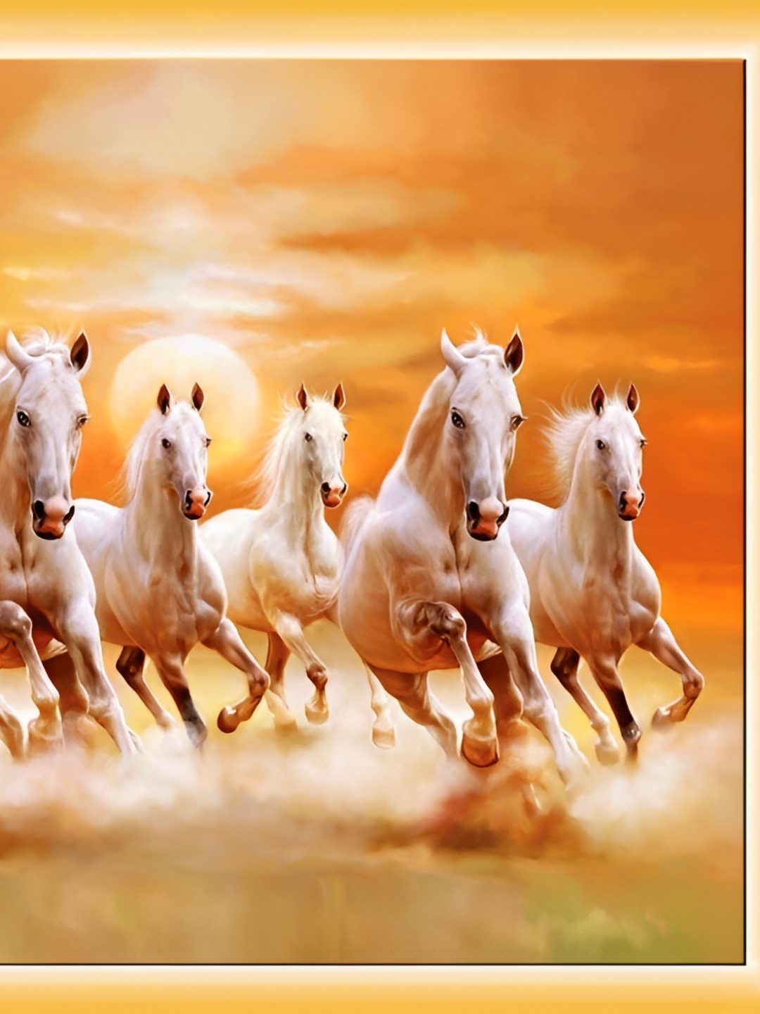 

Wallpics Yellow & Beige Birds and Animals Printed Paper Wall Poster
