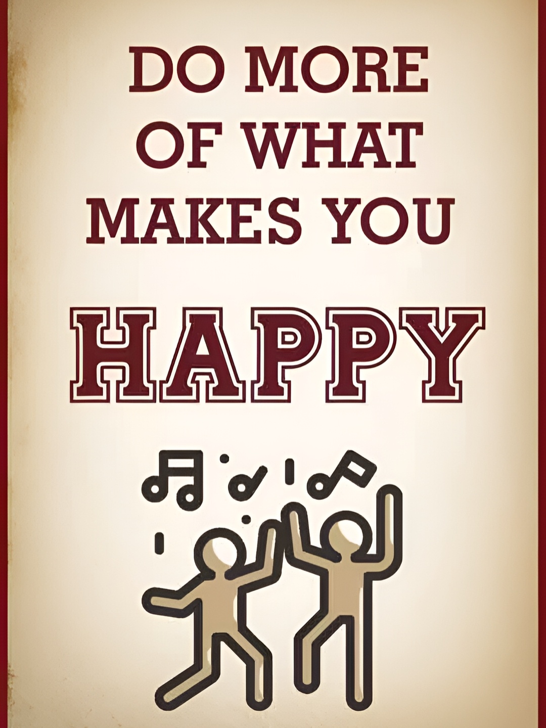 

Wallpics Beige & Maroon Paper Wall Poster