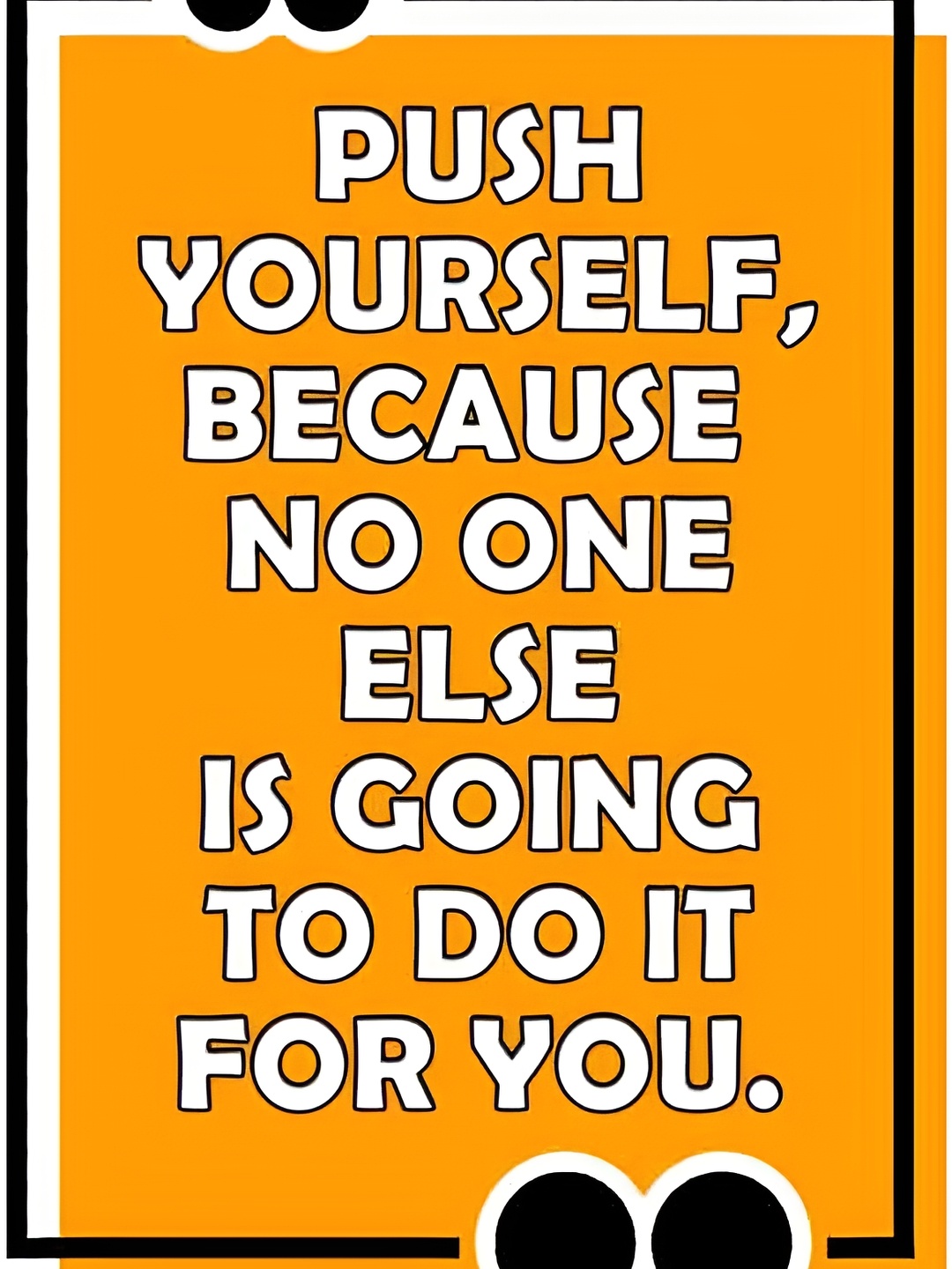 

Wallpics Orange & White Wall Poster
