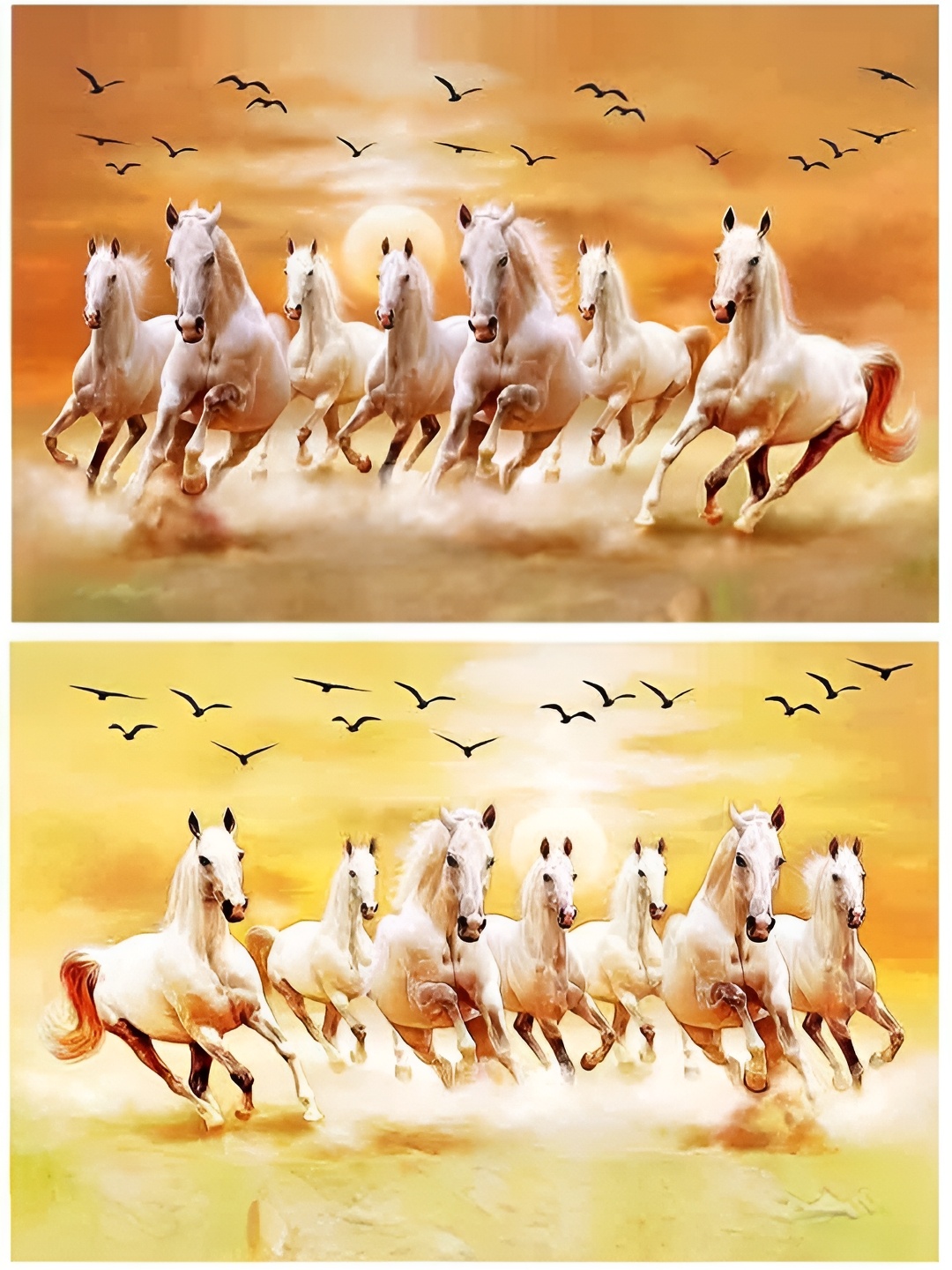 

Wallpics Yellow & Orange Birds and Animals Wall Poster