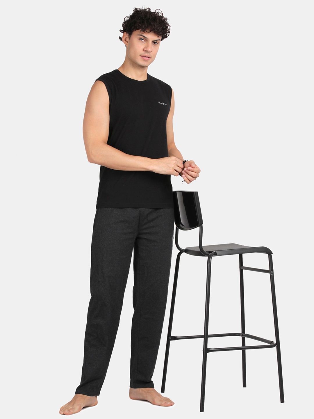 

Pepe Jeans Cotton Sleeveless Lounge T-shirt, Black
