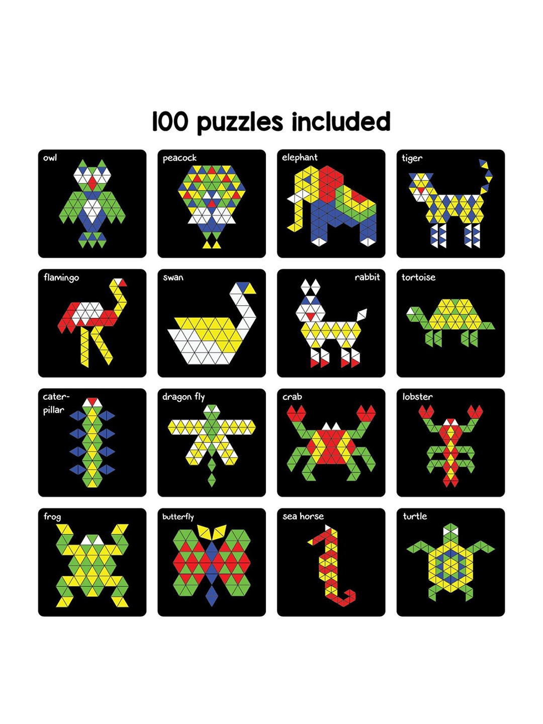 

Play Panda Puzzles Toy Learning and Development Toys, Yellow