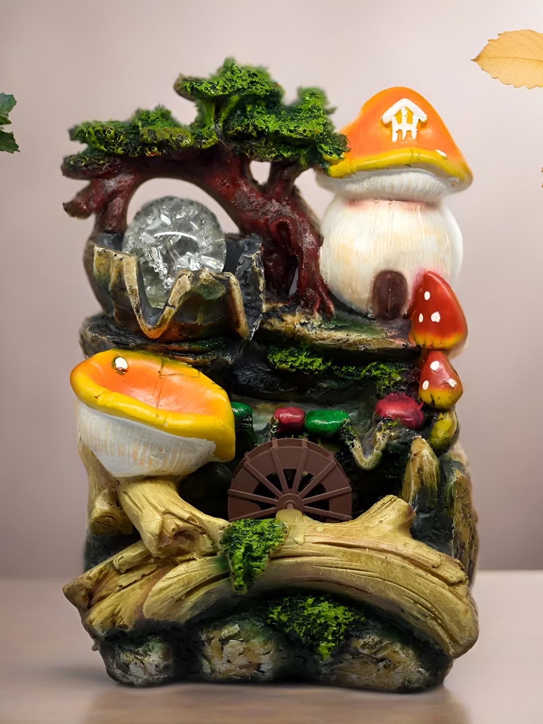 

VIVARS CRAFT Green & Brown Polyresin Water Fountain