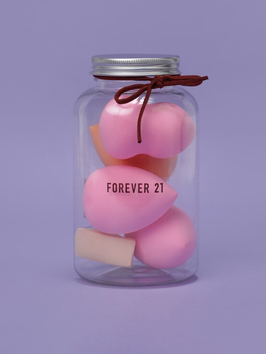 

FOREVER 21 Set Of 5 Blender Makeup Sponge With Case, Pink