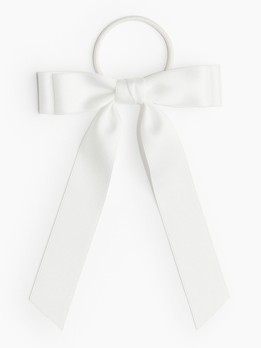

H&M Bow-Detail Hair Elastic, White