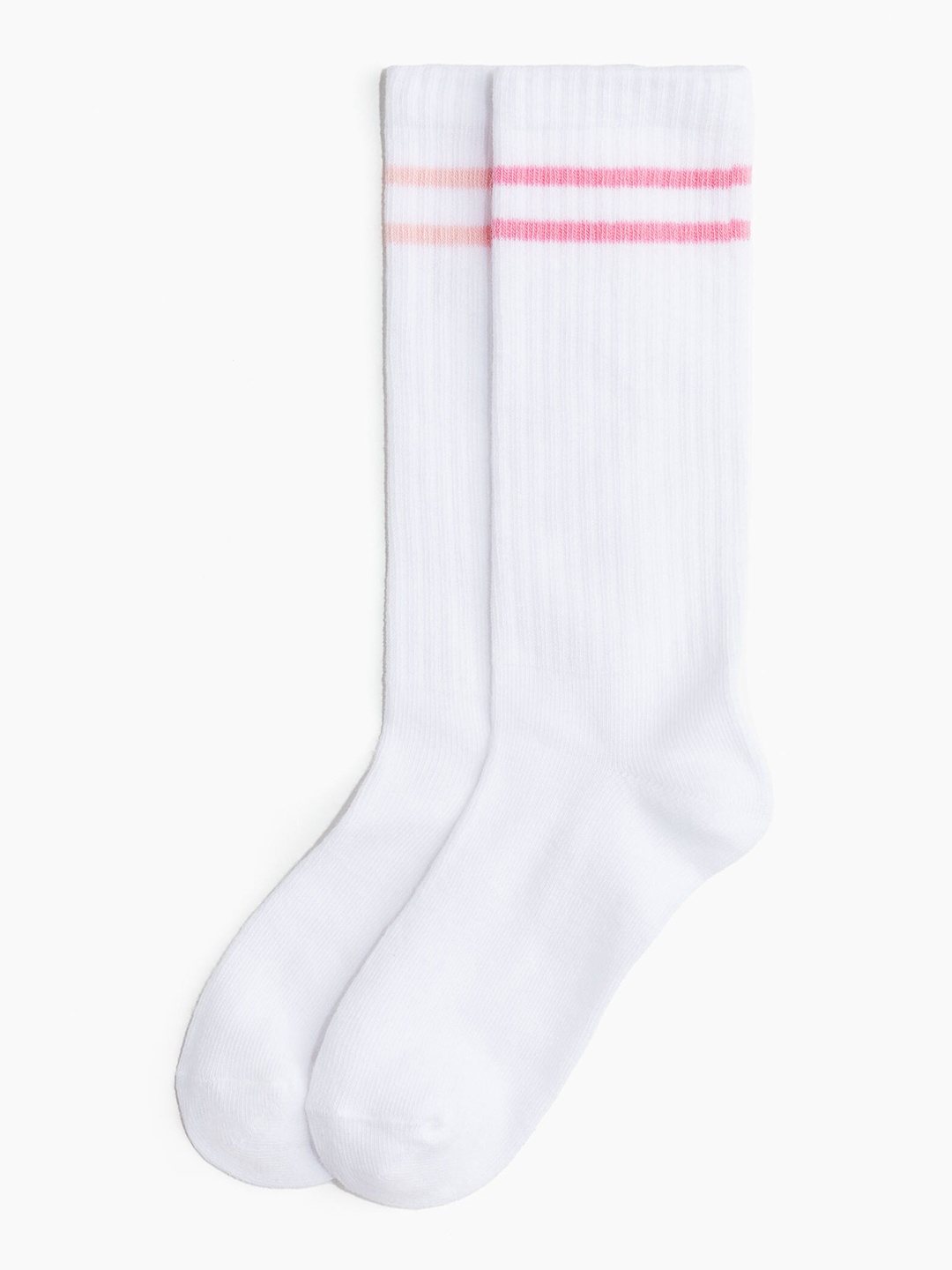 

H&M Boys 2-Pack DryMove Sports Socks, White
