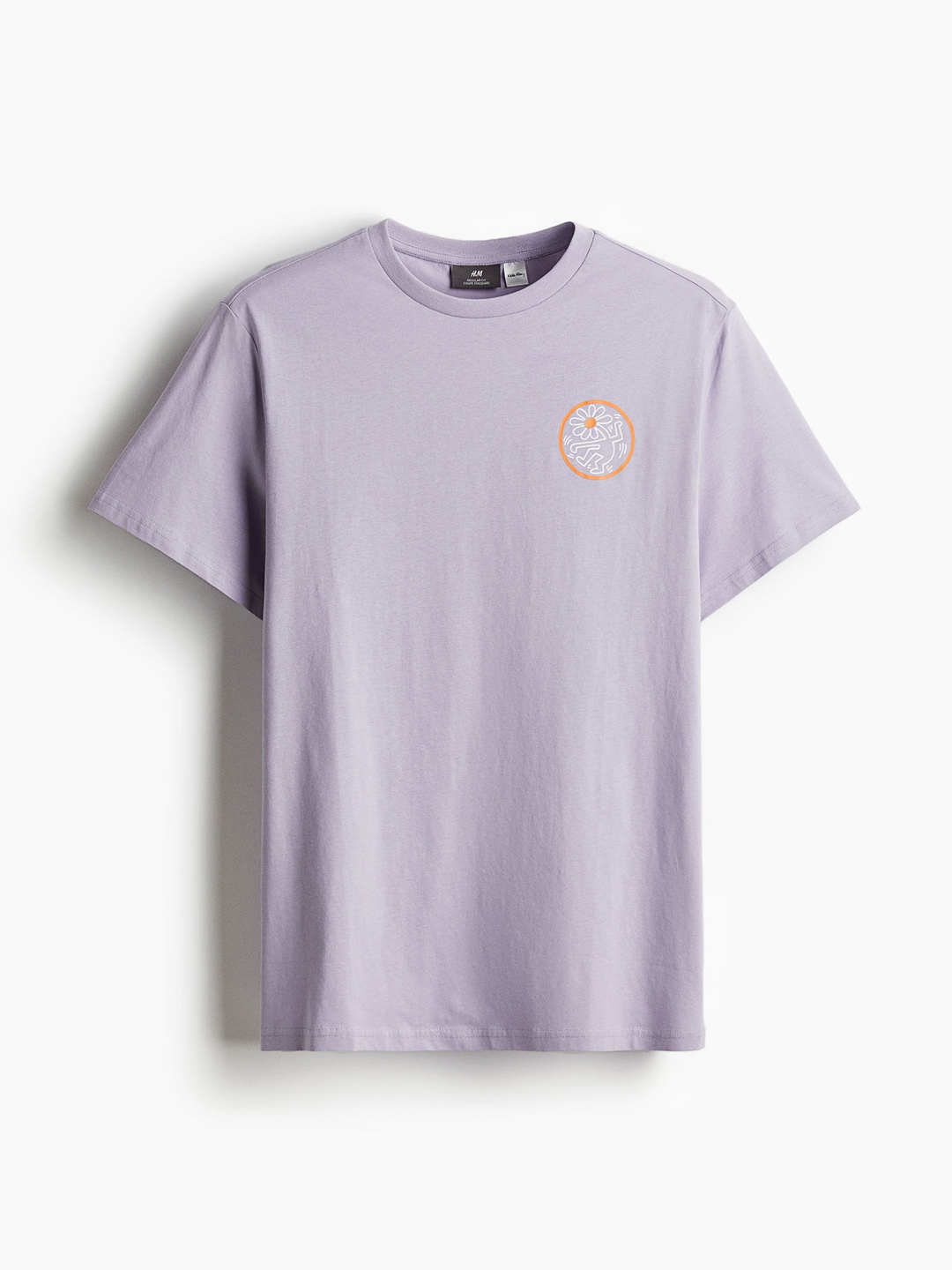 

H&M Pure Cotton Regular Fit T-shirt, Purple