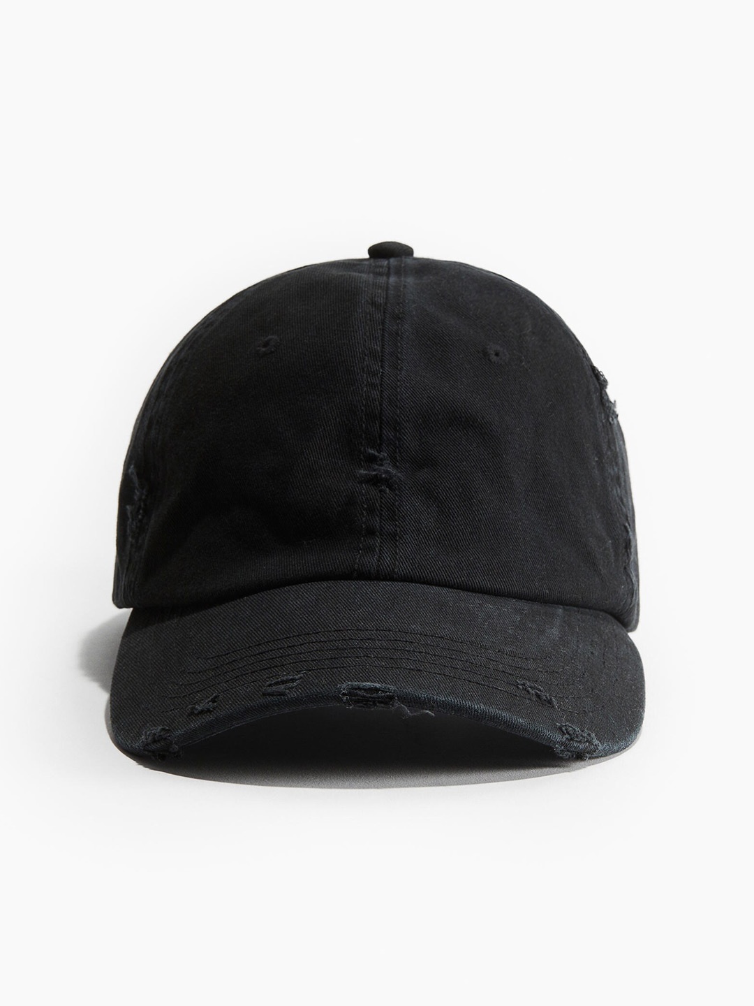 

H&M Women Pure Cotton Twill Cap, Black