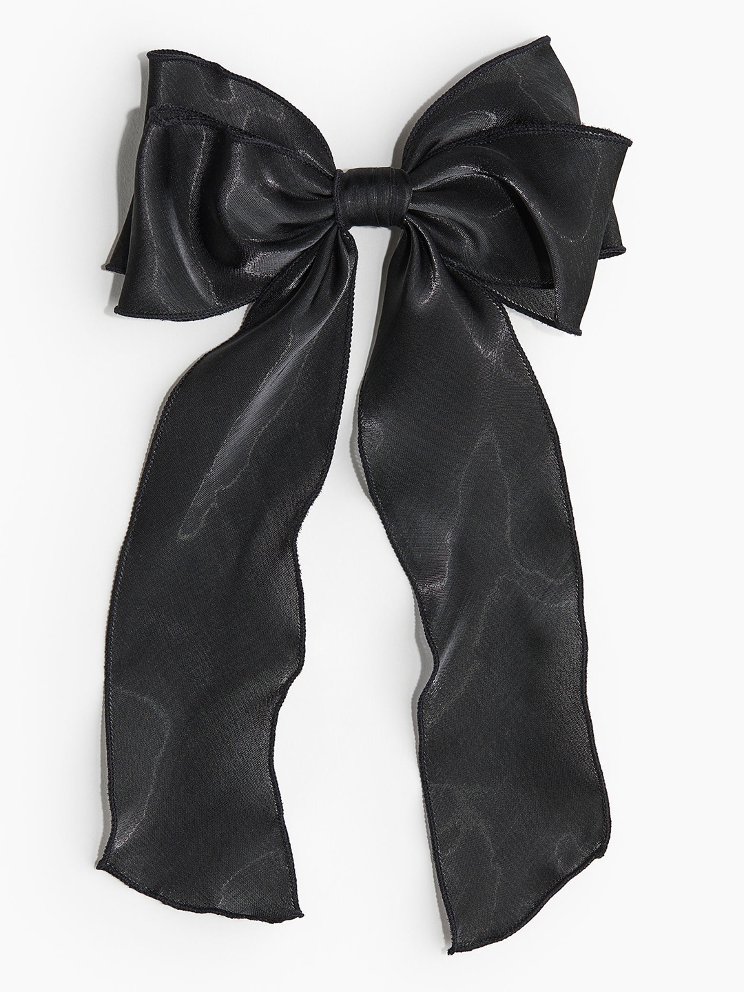 

H&M Pure Cotton Bow-Decorated Hair Clip, Black