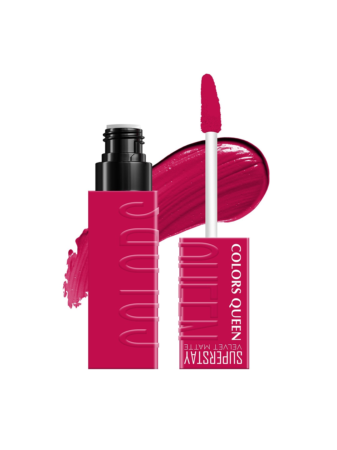 

Colors Queen Super Stay Velvet Matte Long Lasting Liquid Lipstick 4.2 ml - Pink Goes On 02