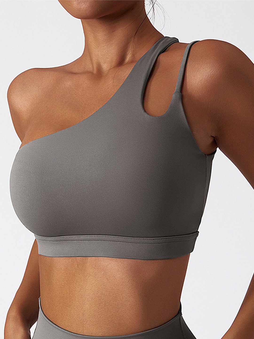 

LULU & SKY Medium Coverage Bralette Bra, Grey