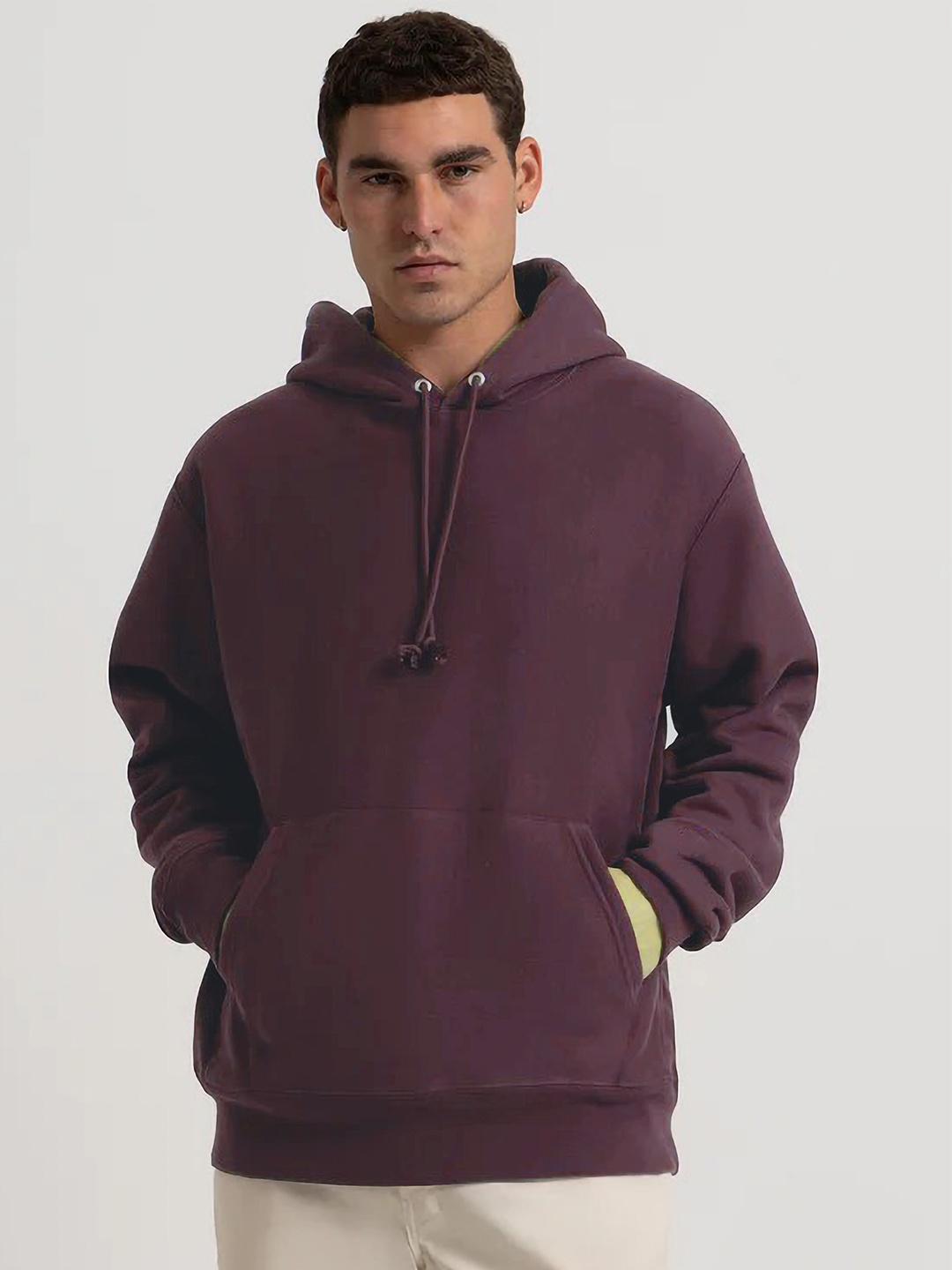 

MISCHIEF MONKEY Hooded Fleece Sweatshirt, Purple