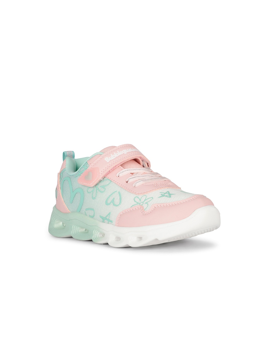 

Bubblegummers Boys Saturno 2 Printed Sneakers, Pink