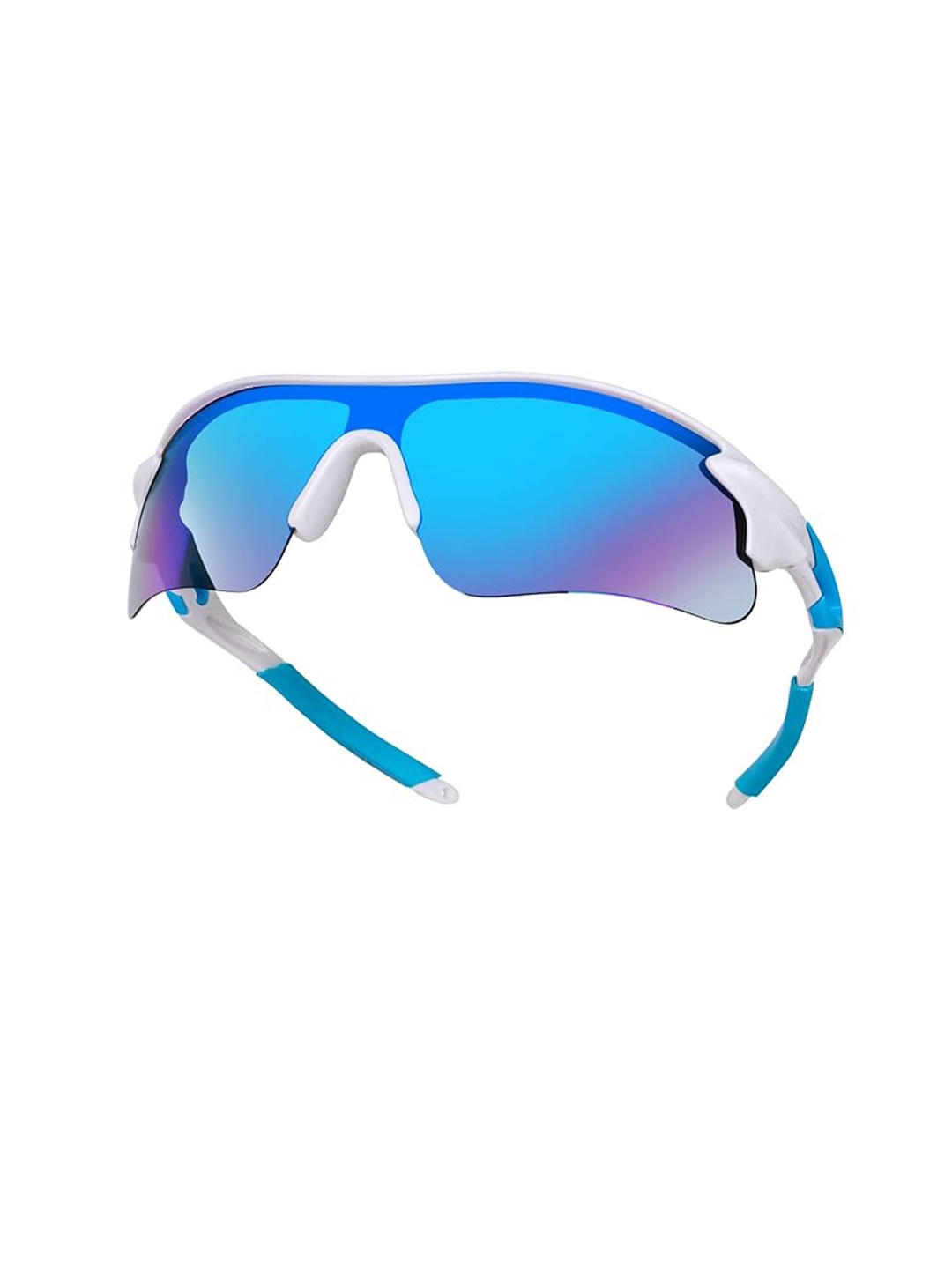 

SUNNIES Unisex Sports Sunglasses with UV Protected Lens SNS-HZ9181, Blue