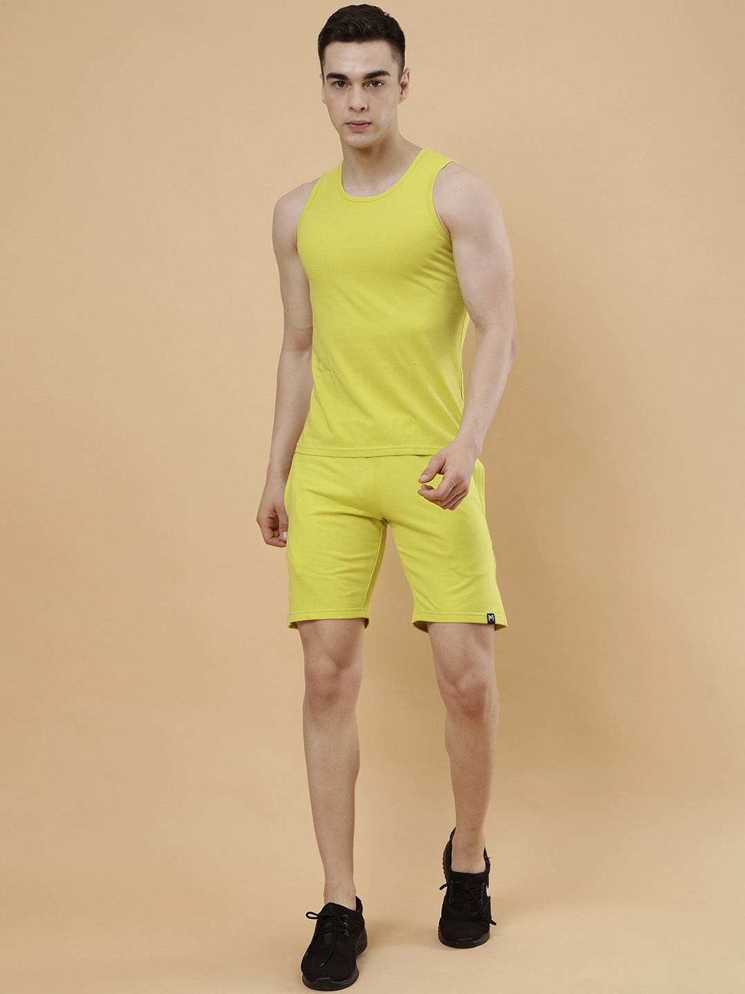 

PockMAN Cotton Innerwear Vests M-Lime Vest _S, Lime green