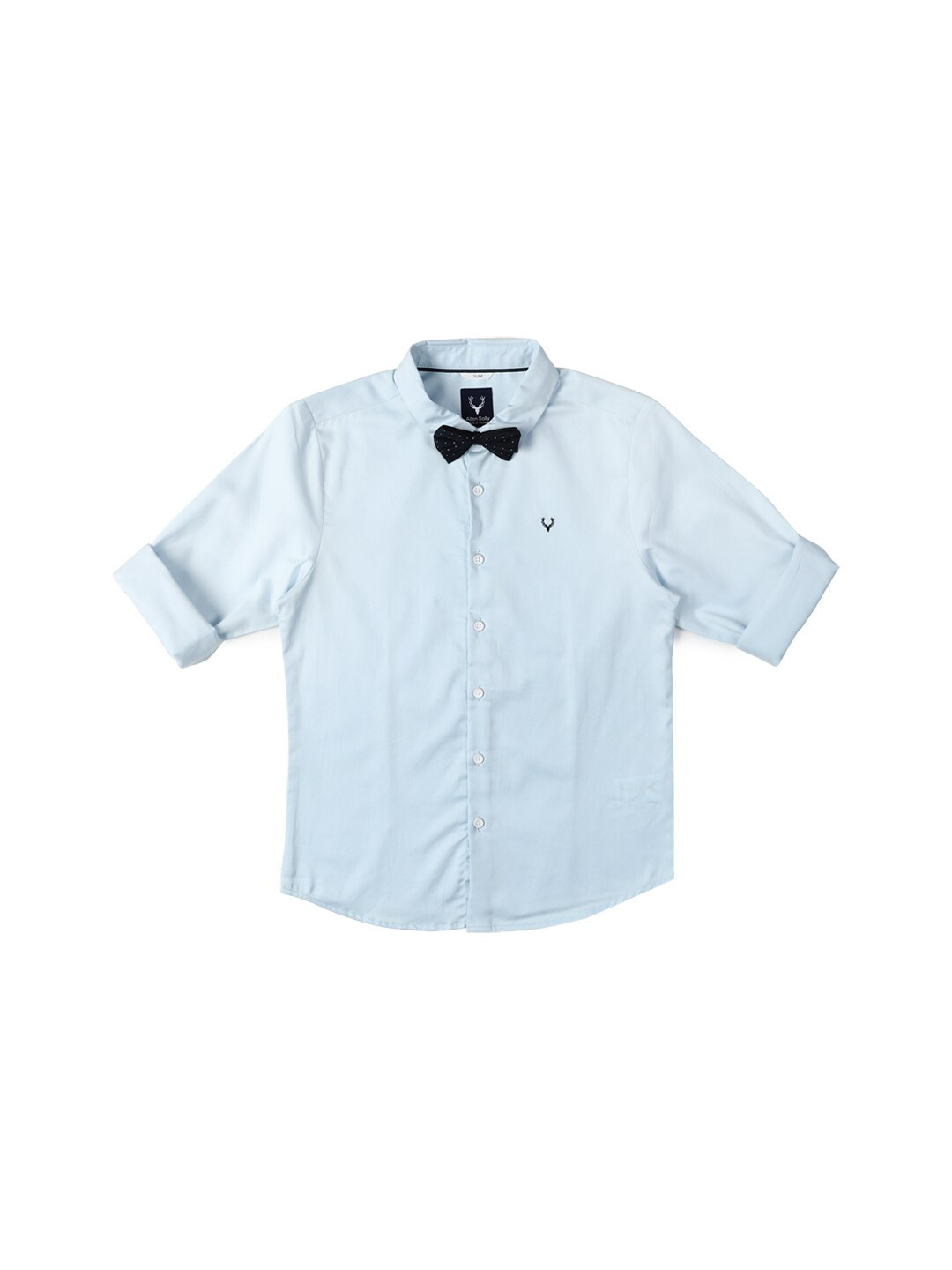 

Allen Solly Junior Boys Slim Fit Opaque Cotton Party Shirt, Blue