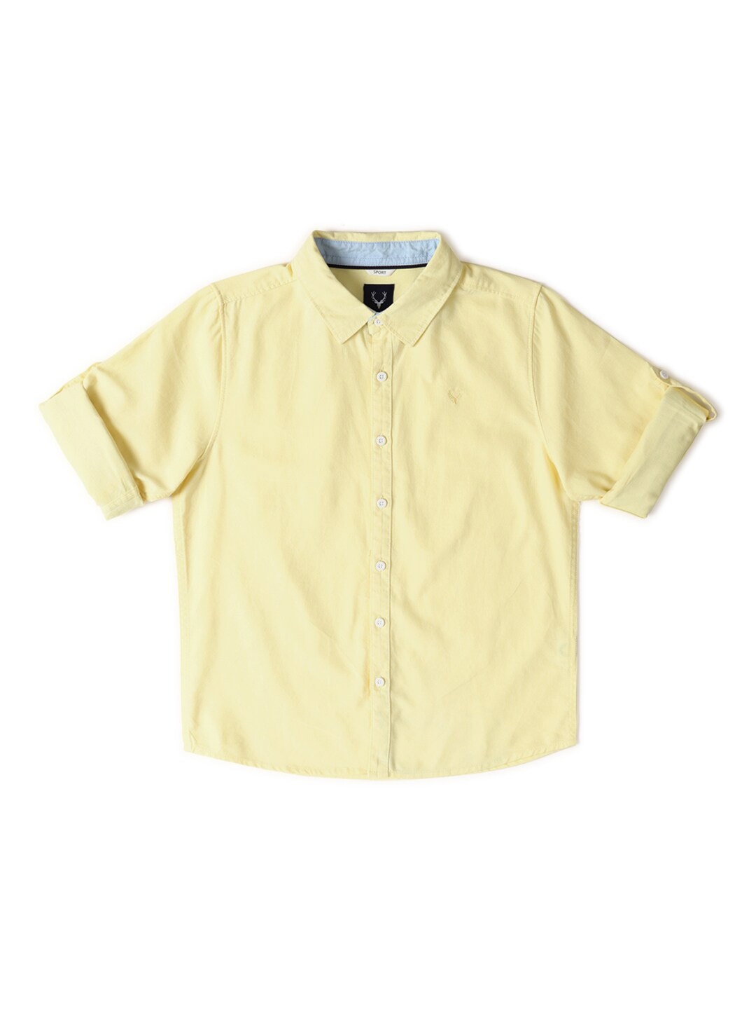

Allen Solly Junior Boys Opaque Cotton Casual Shirt, Yellow