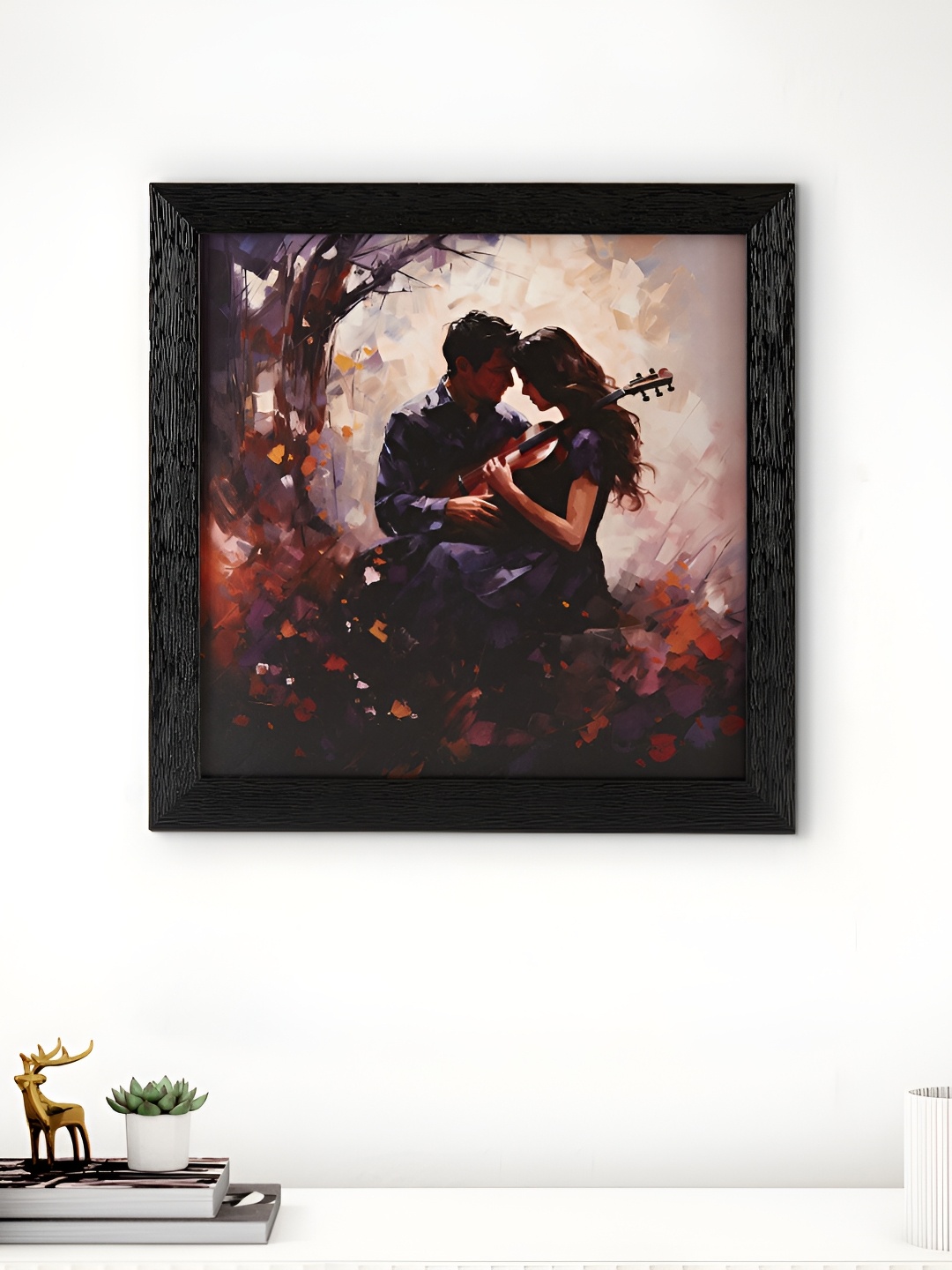 

Home Centre Red and Beige Corsica Aura Couple Picture Frame