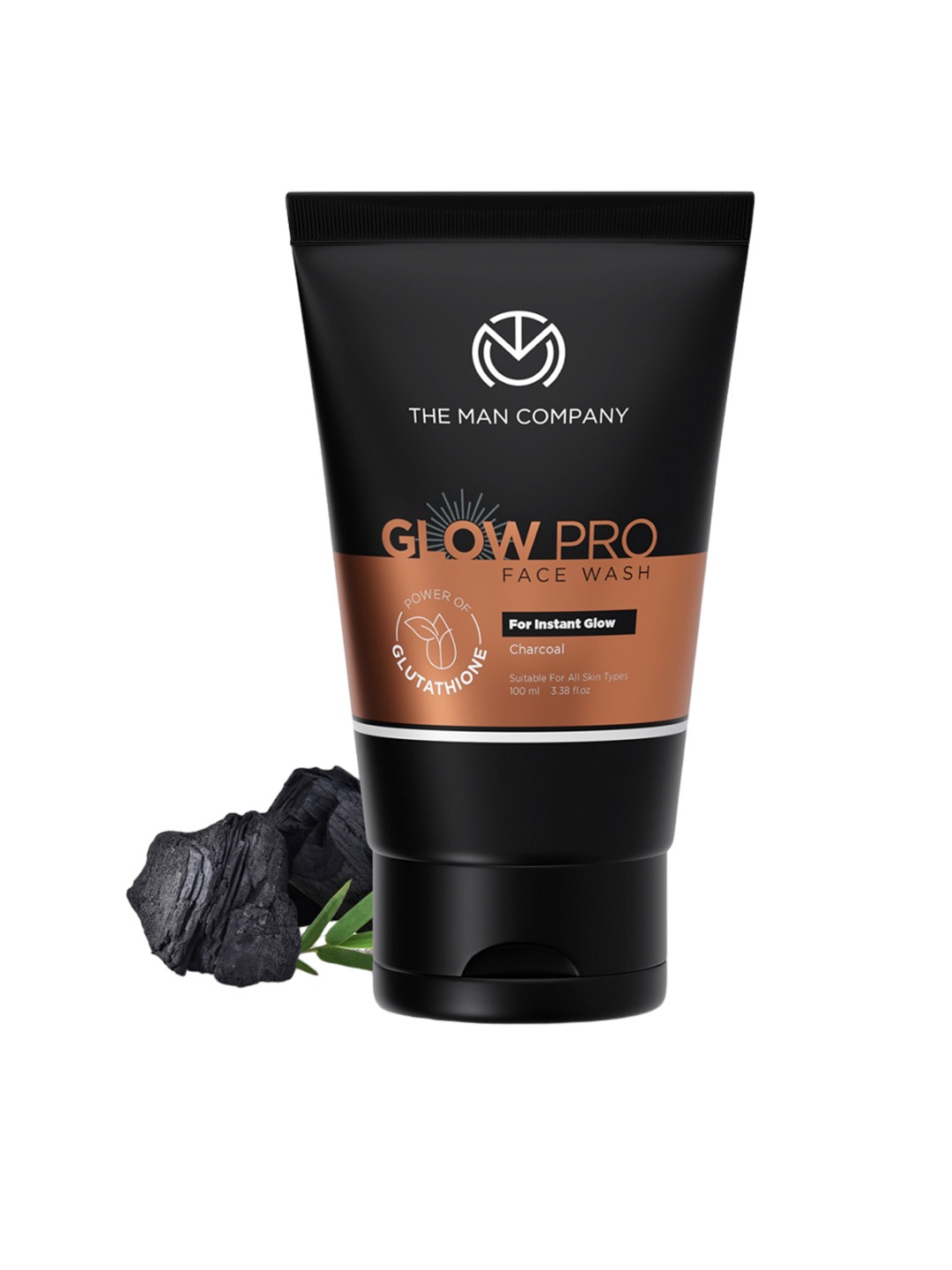 

THE MAN COMPANY Glow Pro Face Wash For Instant Glow & Deep Cleansing - 100ml, Black