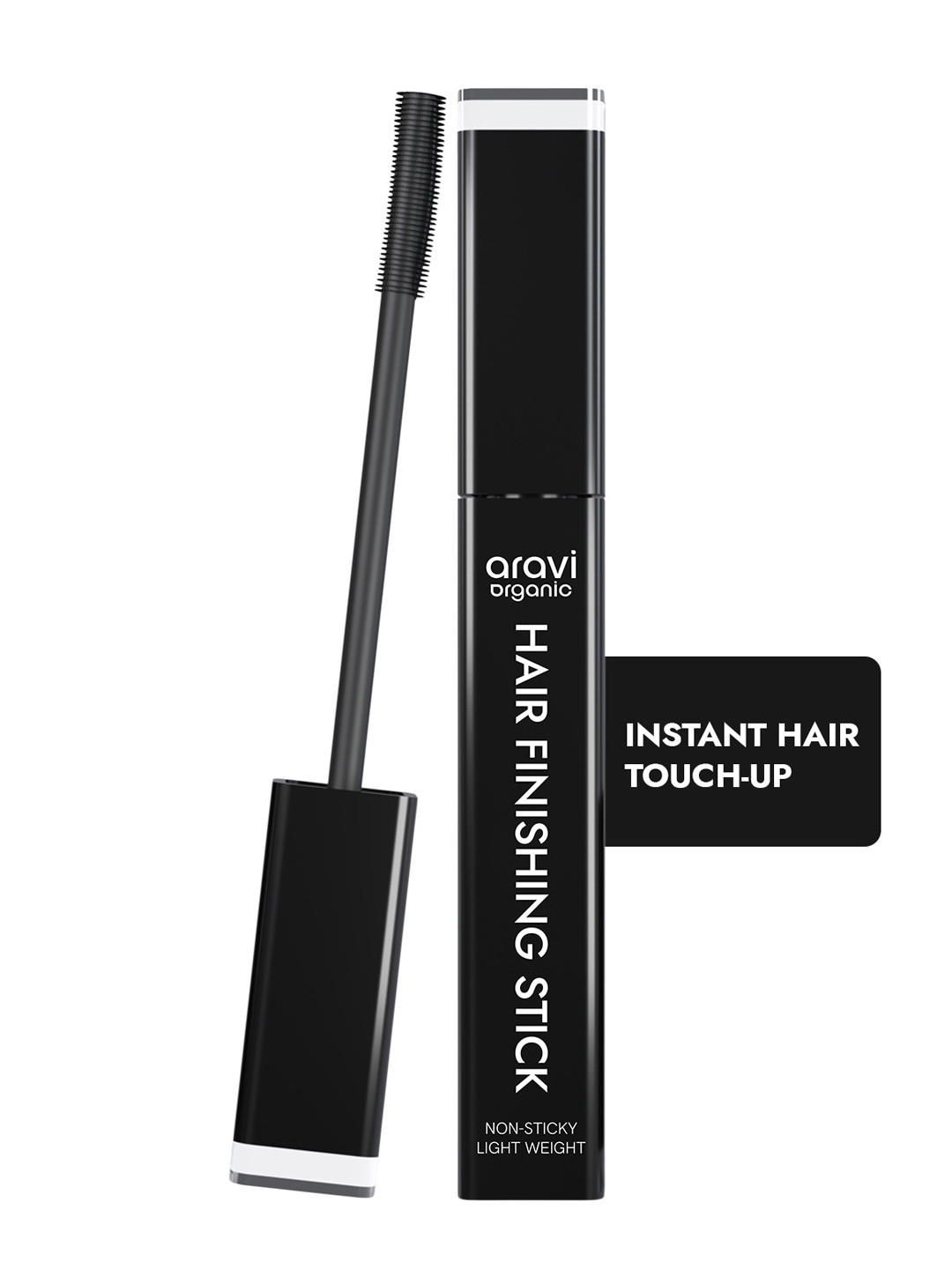 

Aravi Organic Hair Finishing Stick for Smooth, Shiny & Non-Greasy Look - 15 ml, Transparent