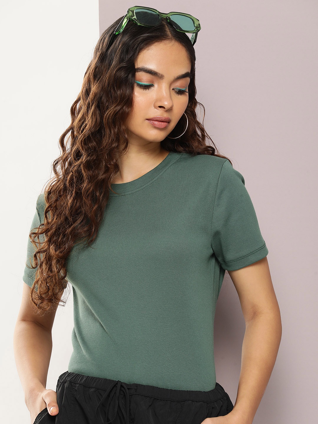

Kook N Keech Solid T-shirt, Green