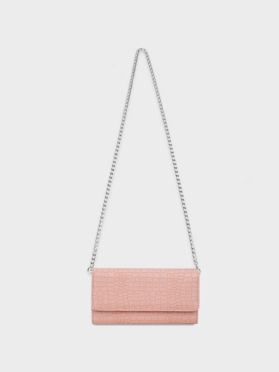 

The Wallet Store Animal Textured Structured Sling Bag, Beige