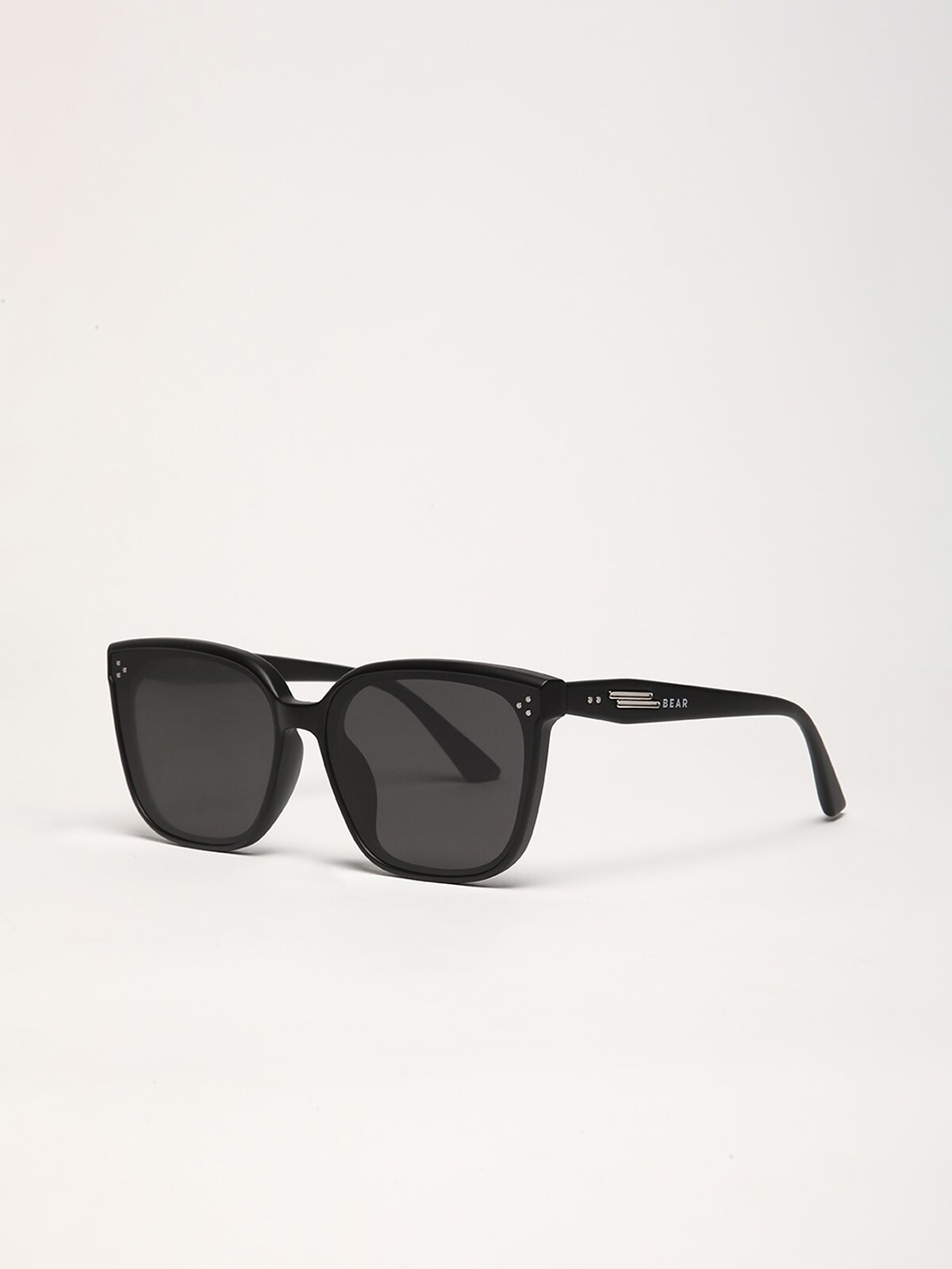 

THE BEAR HOUSE Men Oversized Sunglasses BSG-LUXO-BK, Black