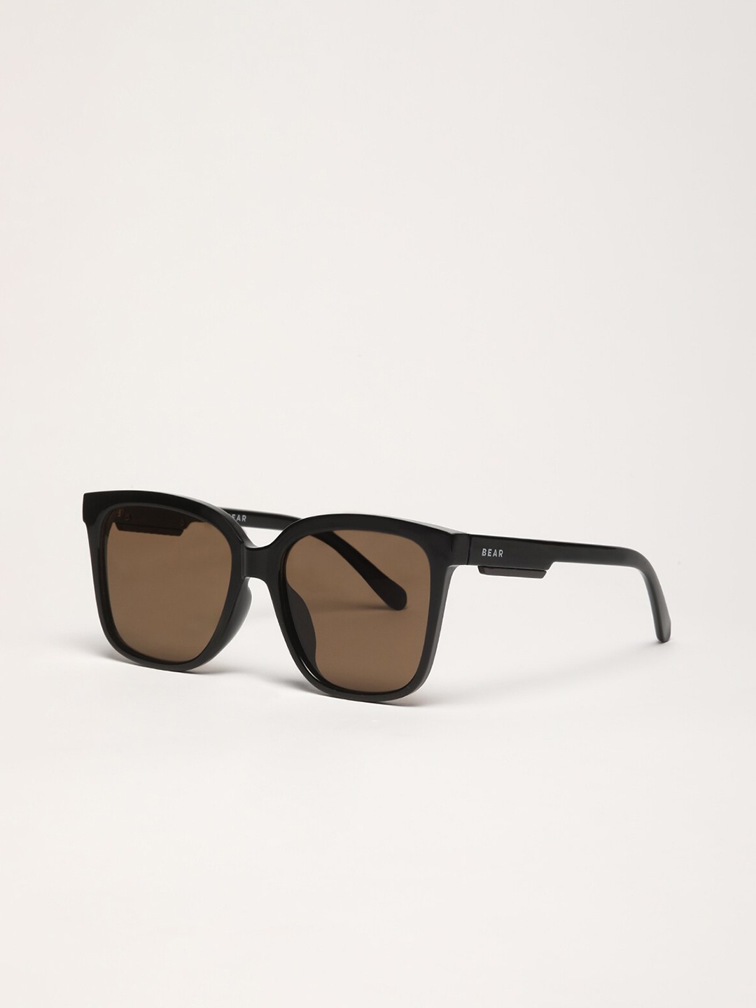 

THE BEAR HOUSE Men Full Rim Oversized Sunglasses, Brown