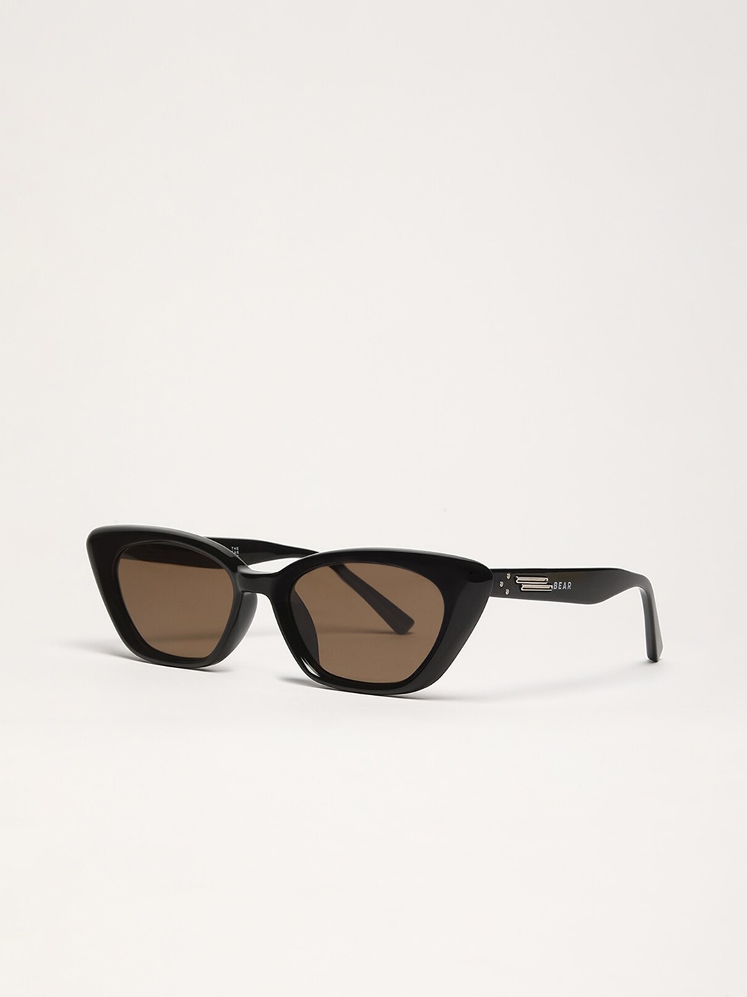 

THE BEAR HOUSE Men Cateye Sunglasses BSG-KELAR-BK, Brown