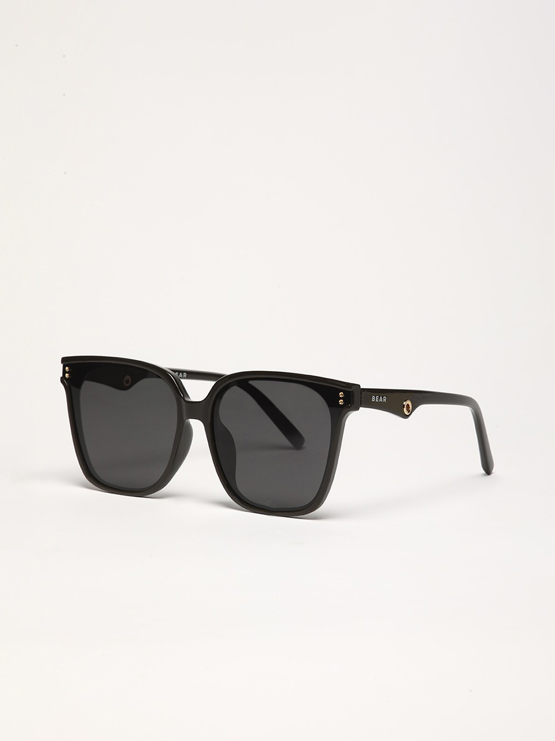 

THE BEAR HOUSE Men Oversized Sunglasses BSG-POTER-OL, Black