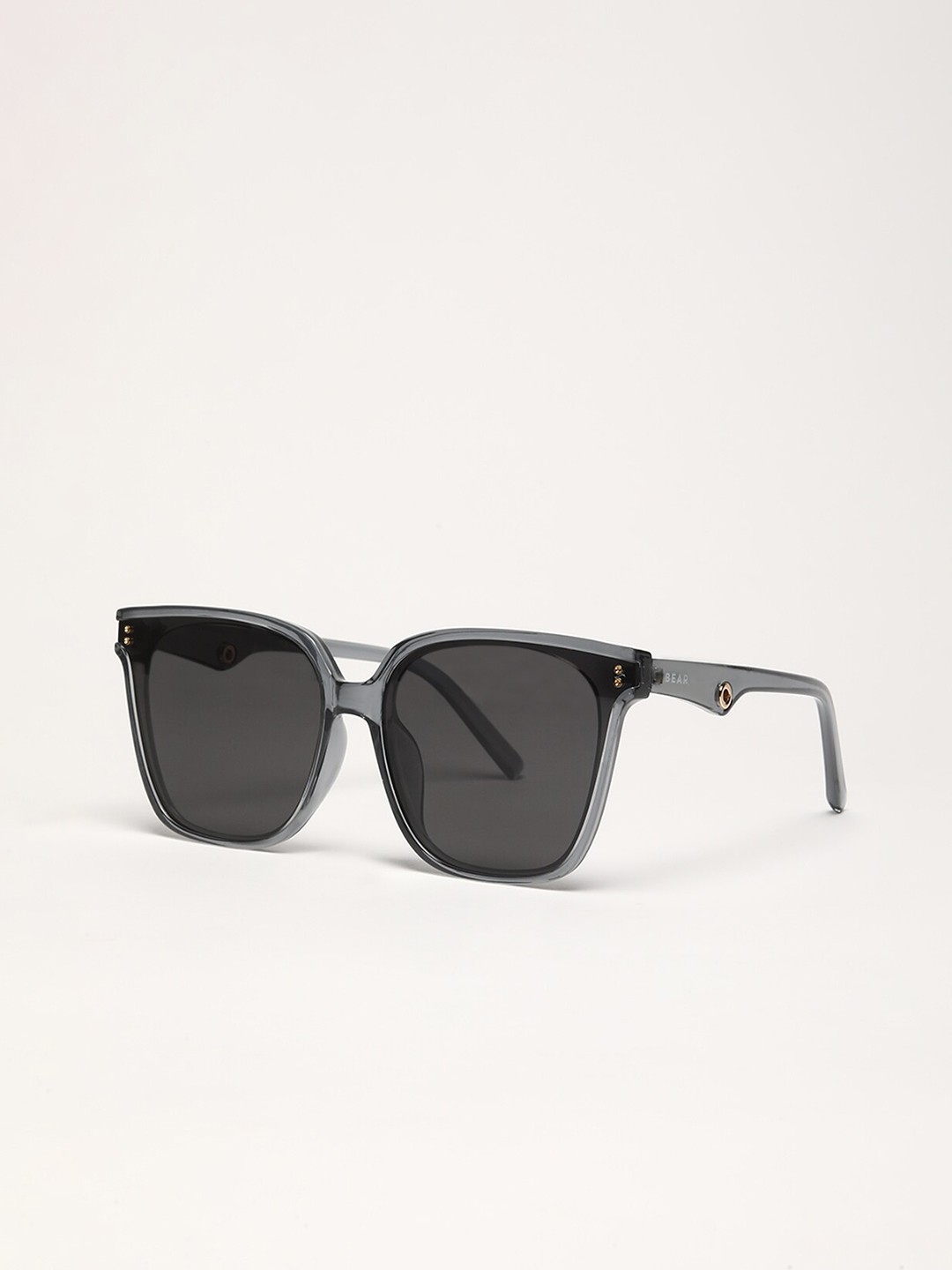 

THE BEAR HOUSE Men Oversized Sunglasses BSG-GOYAR-GY, Grey