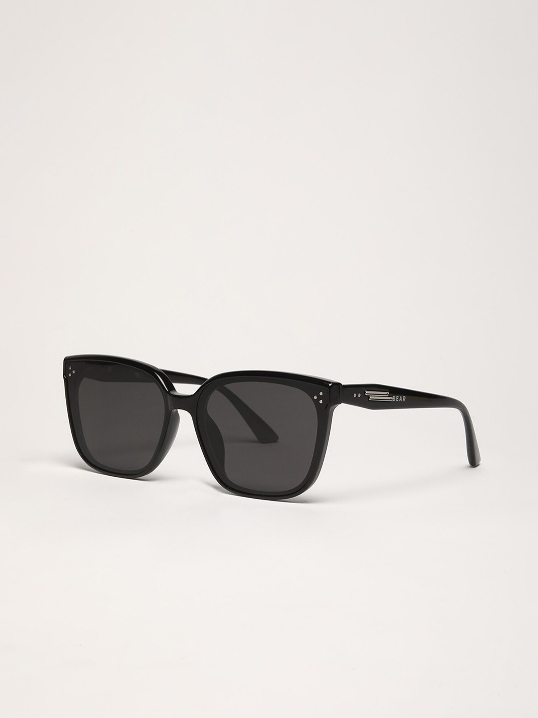 

THE BEAR HOUSE Men Oversized Sunglasses BSG-SOLVO-BK, Black