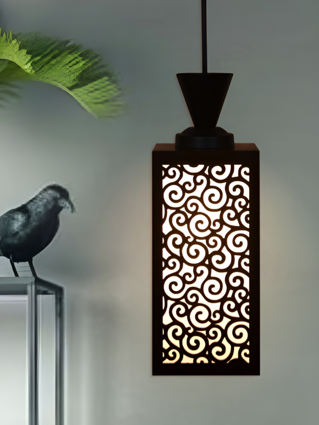 

1ST TIME Brown Textured Traditional Ceiling Lamp