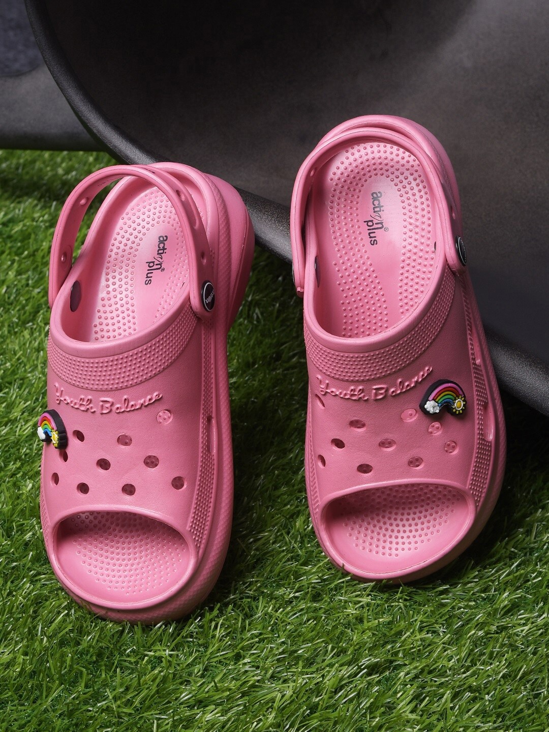 

Action Women Self Design Clogs, Pink