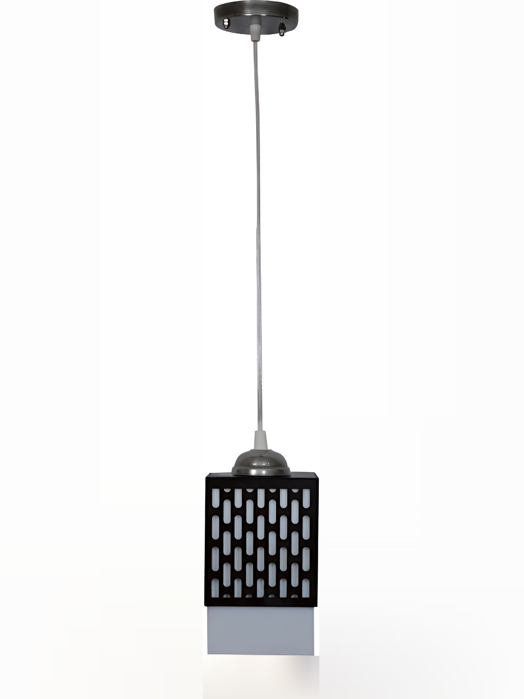 

1ST TIME Black Textured Traditional Wooden Ceiling Lamp