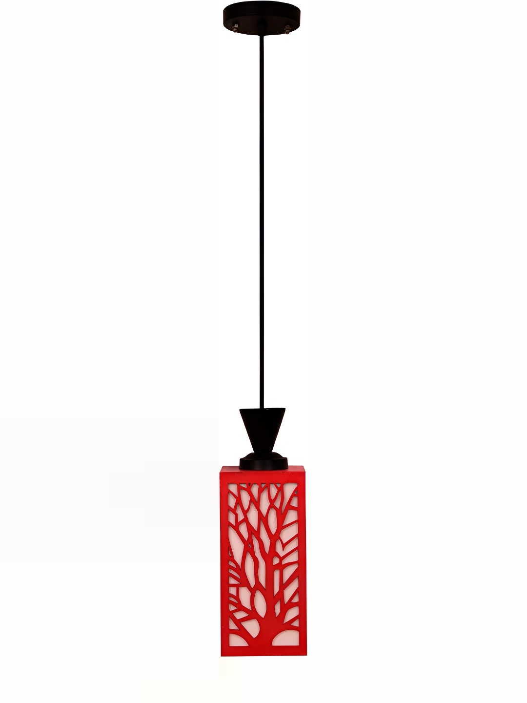

1ST TIME Red Textured Traditional Ceiling Lamp