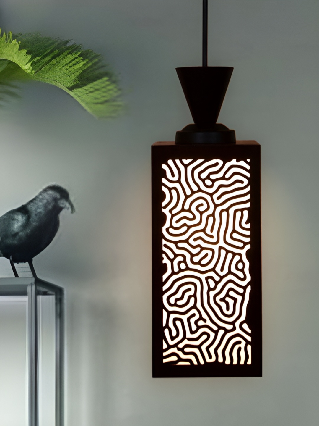 

1ST TIME Brown Textured Traditional Ceiling Lamp