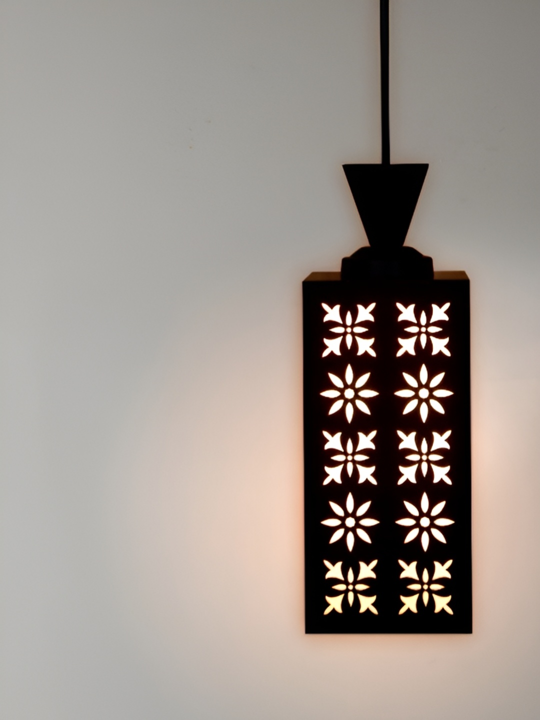 

1ST TIME Brown & White Textured Traditional Ceiling Lamp