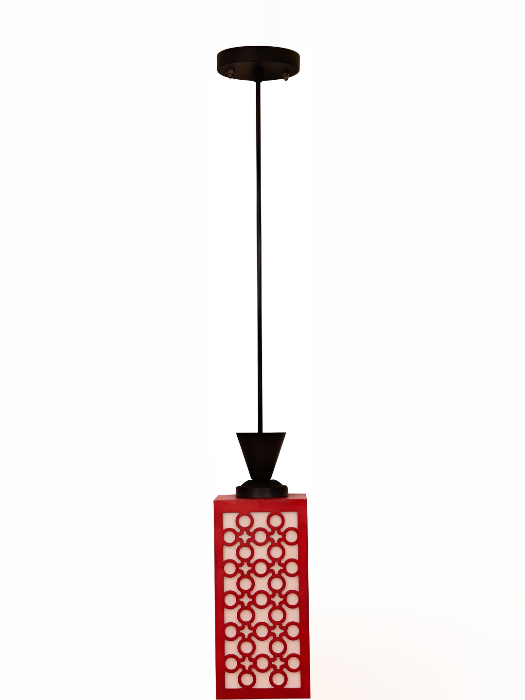 

1ST TIME Red Textured Traditional Ceiling Lamp