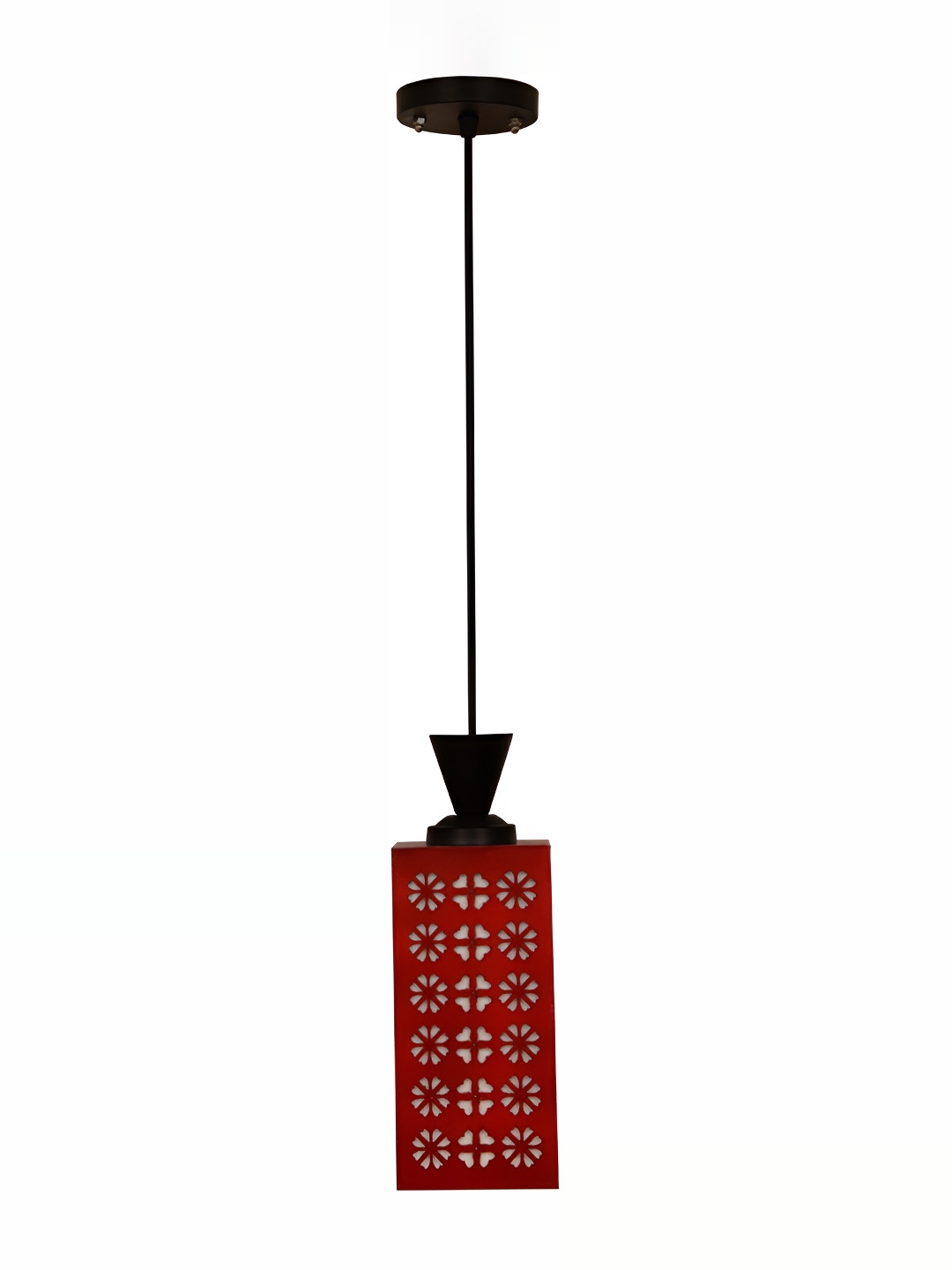 

1ST TIME Red Textured Contemporary Rectangle Shaped Ceiling Lamp
